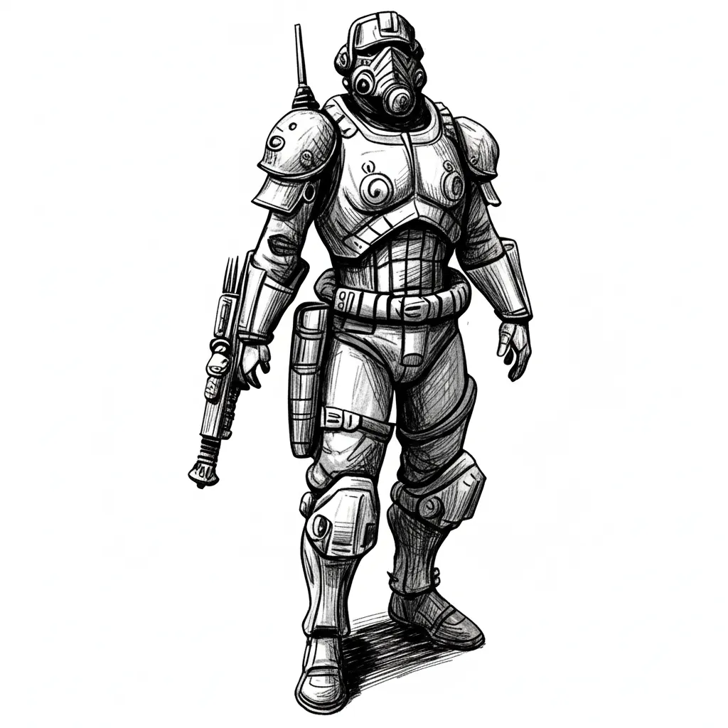 Drawing Style Rasterbild