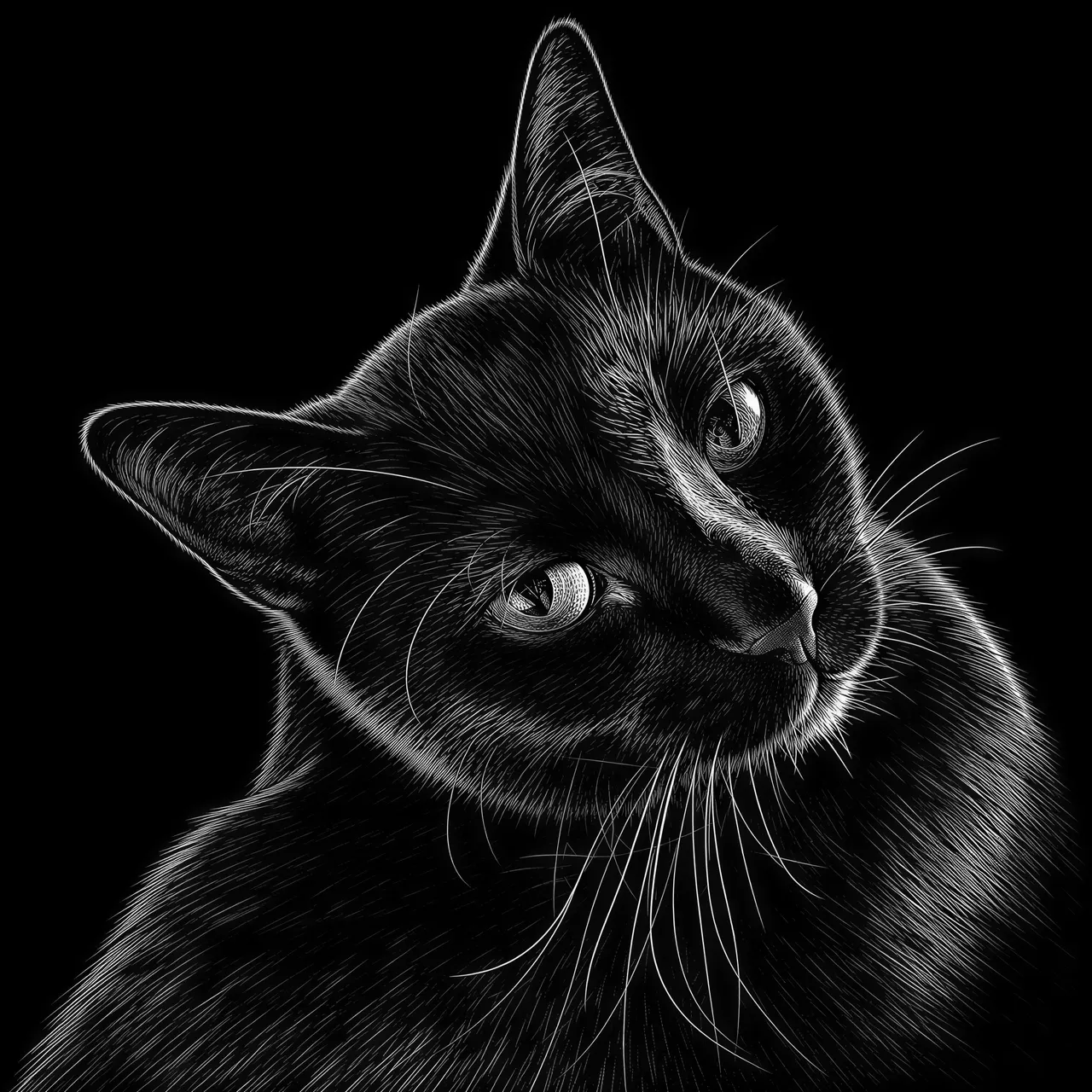 Scratchboard Image matricielle
