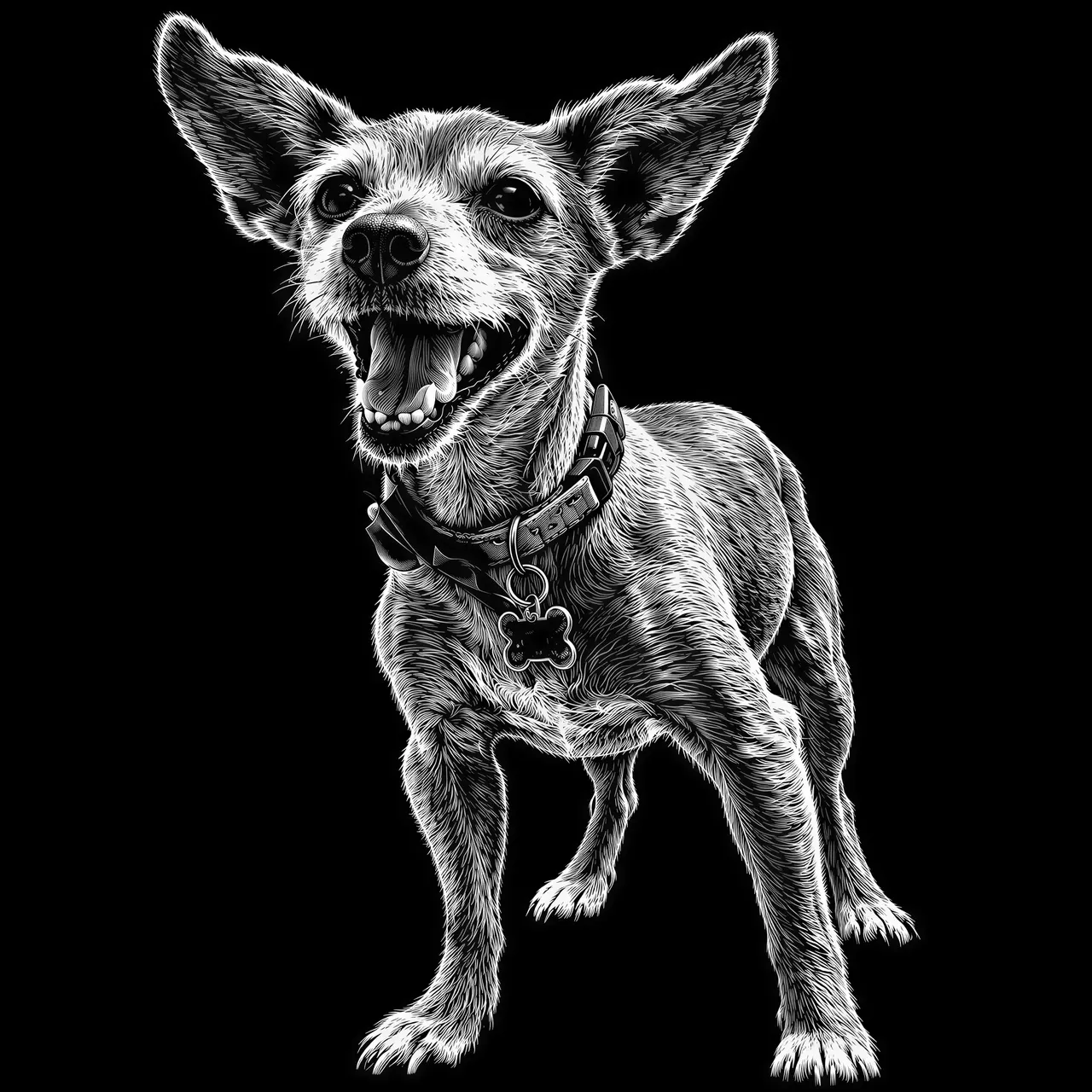 Scratchboard Image matricielle