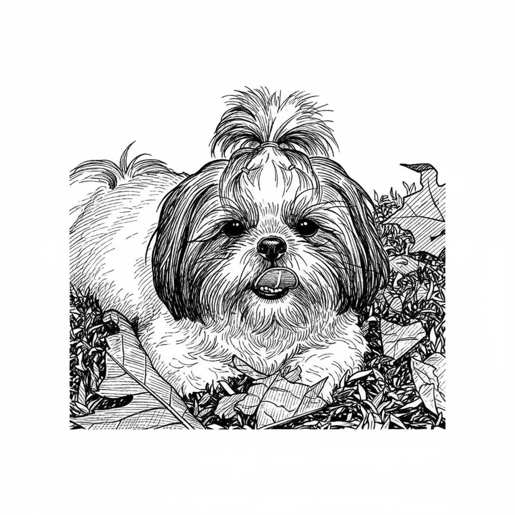 Deep Engraving Obraz rastrowy