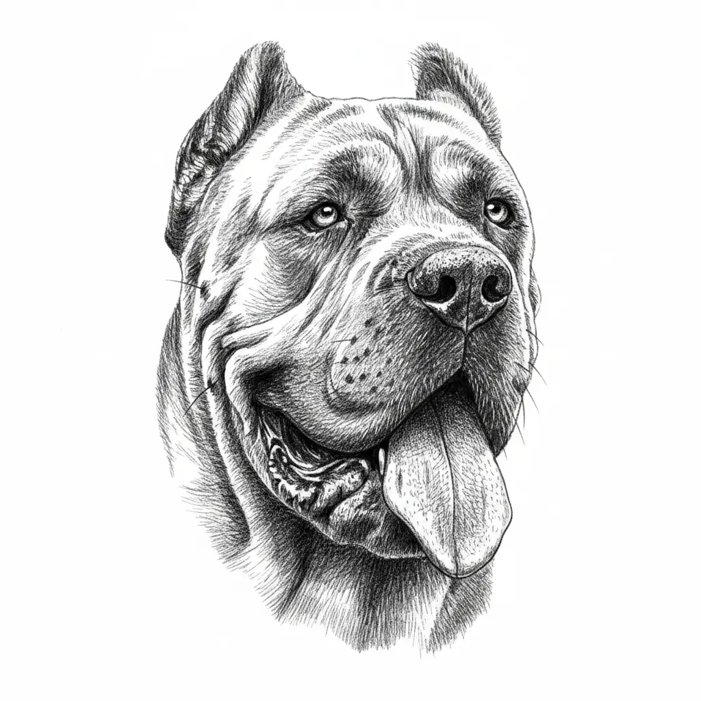 Deep Engraving Obraz rastrowy