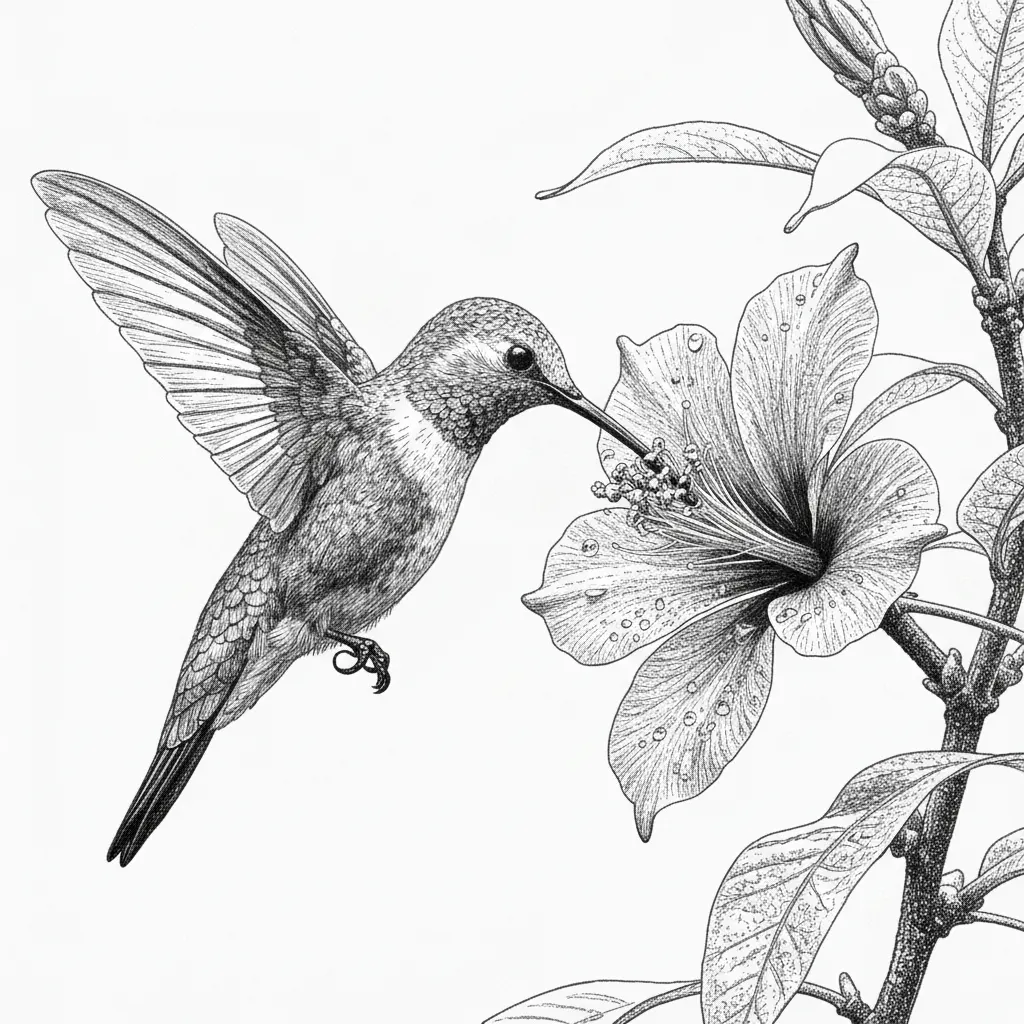 engraving-style style vector graphic