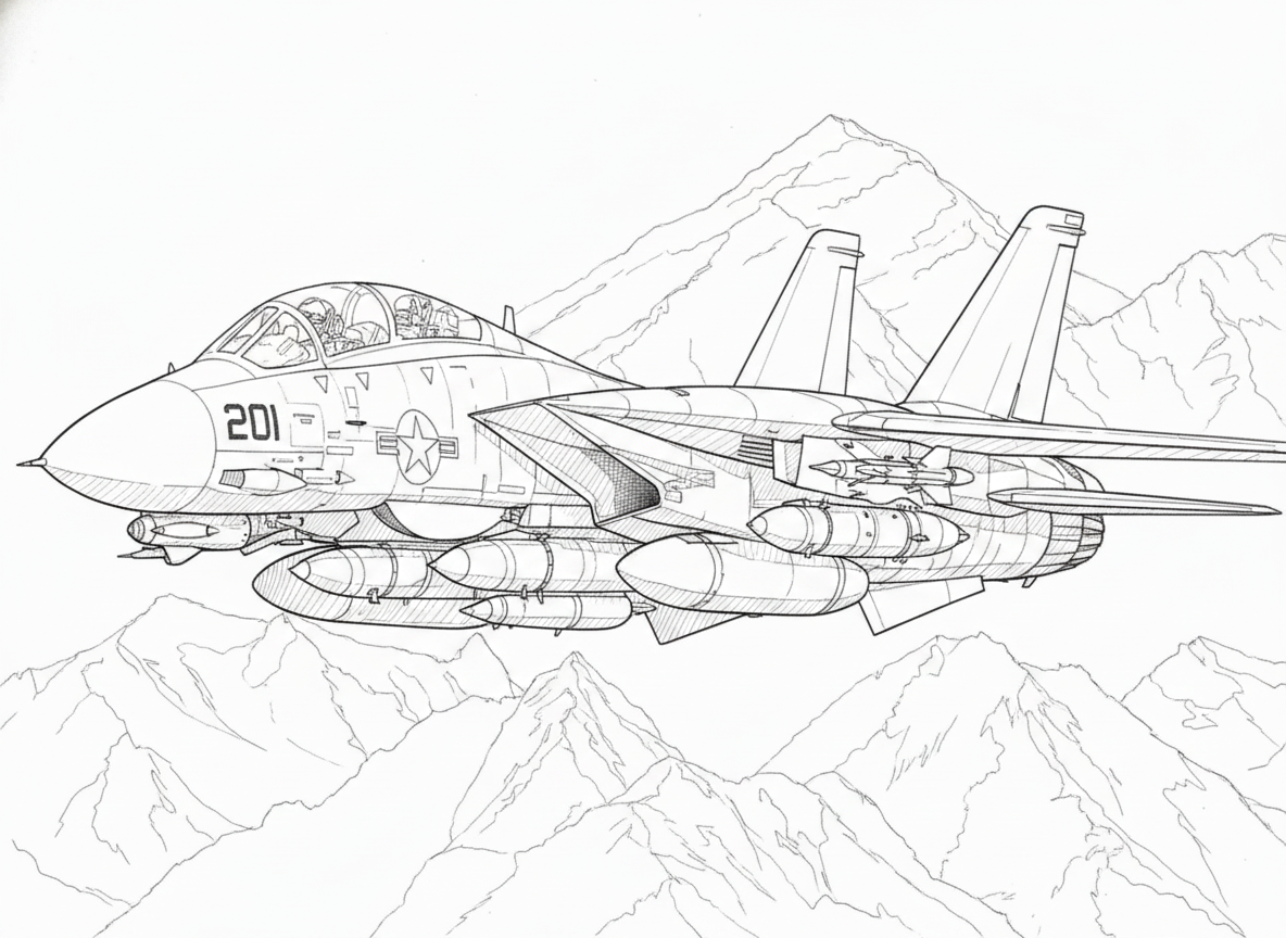 Grafica vettoriale in stile line-sketch