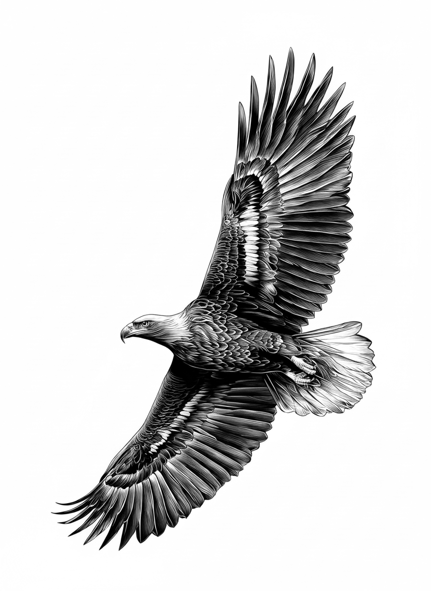 remove background, also remove eagle in the upper left