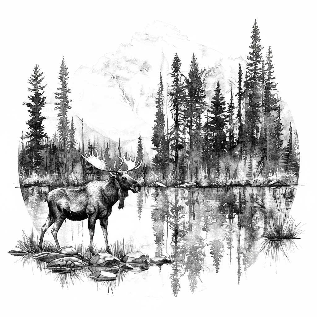 Deep Engraving Raster image