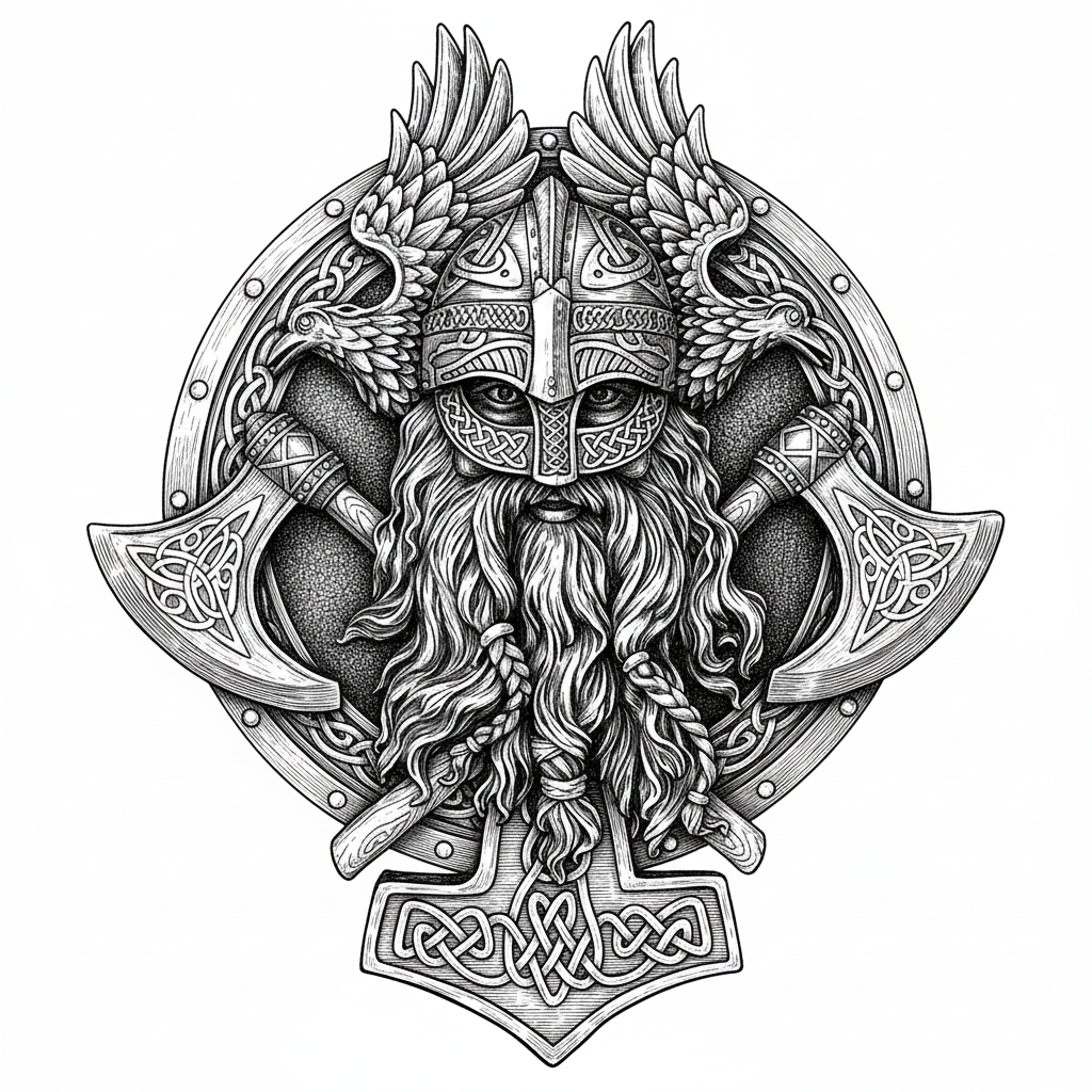 Deep Engraving Raster image