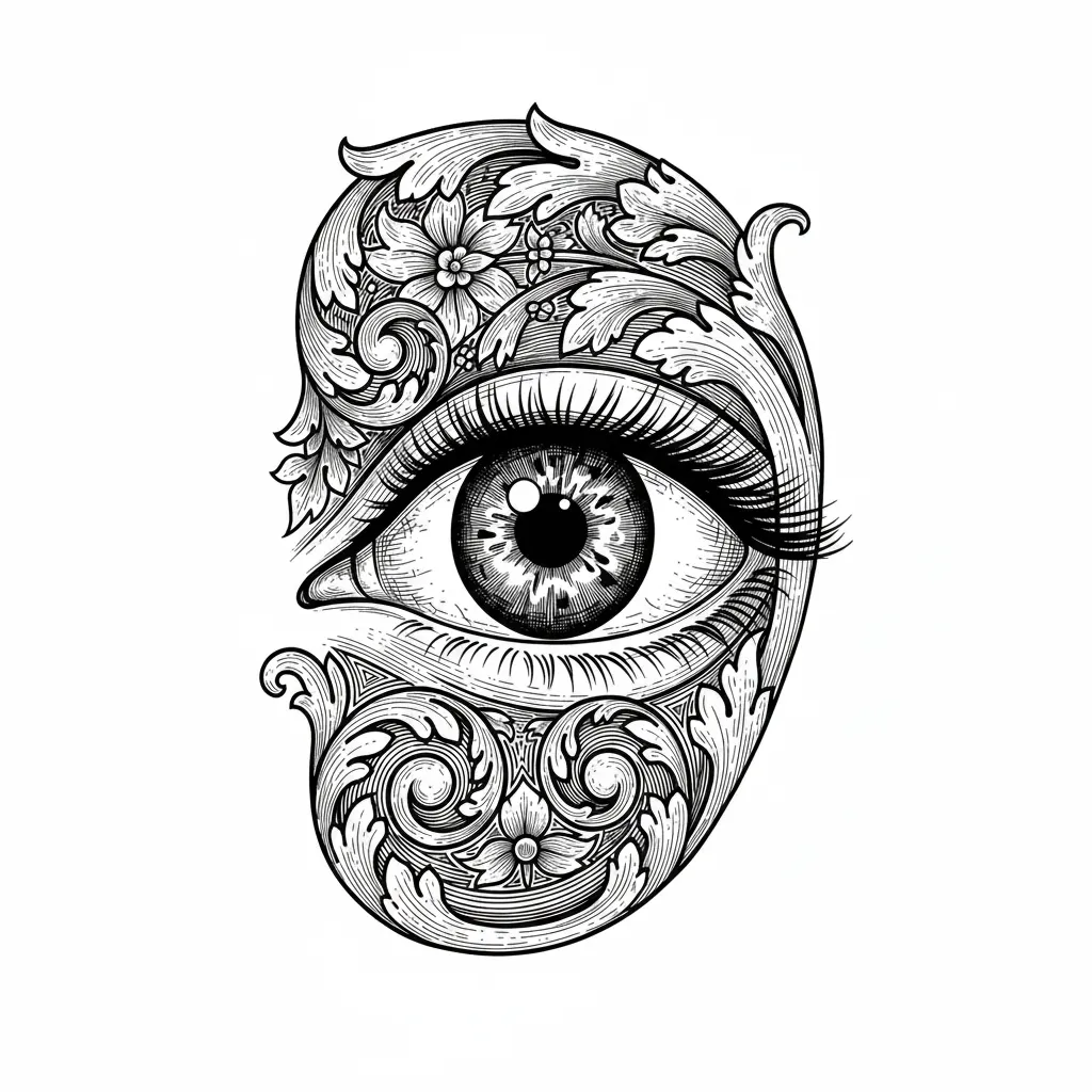 Vektorgrafik im Stil line-sketch