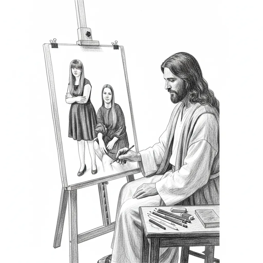 Vektorgrafik im Stil pencil-sketch