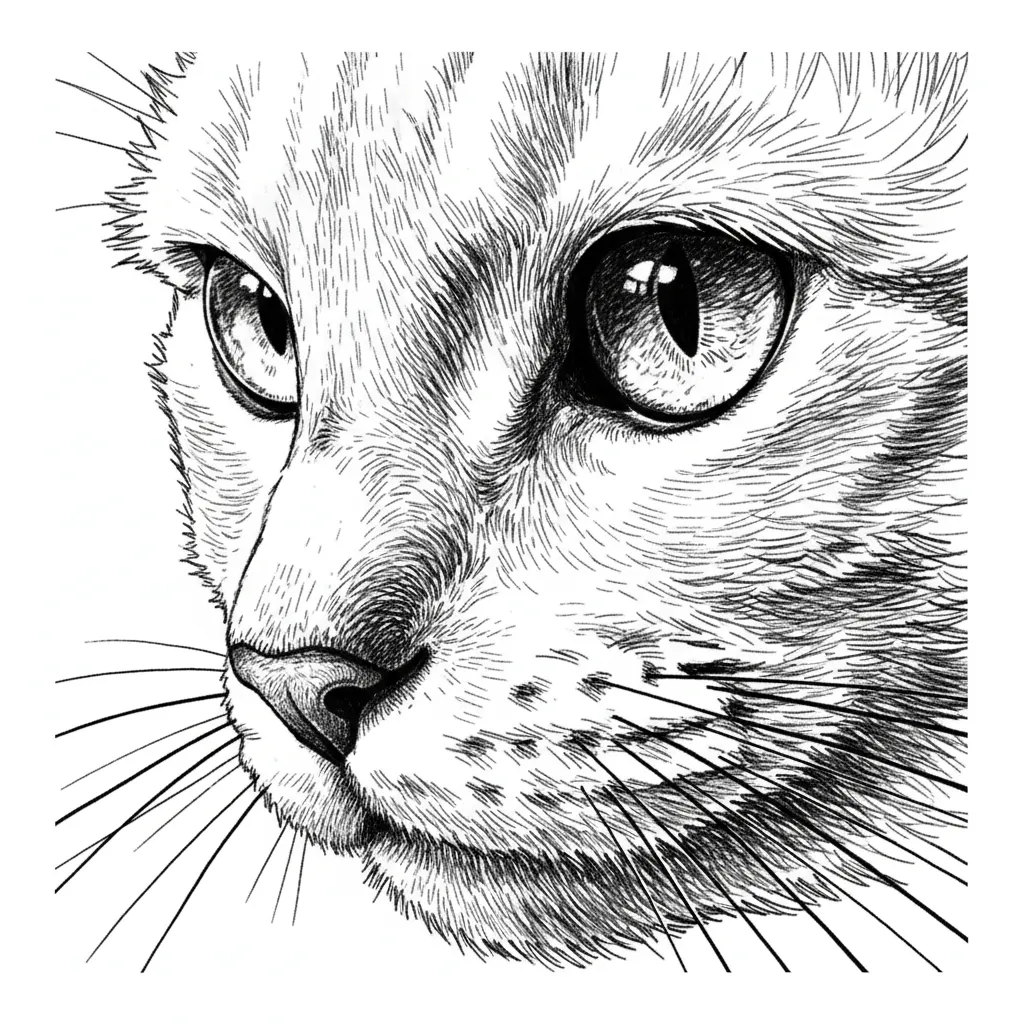 Drawing Style Rasterbild