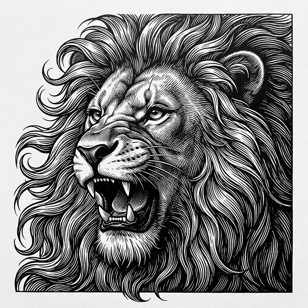 Deep Engraving Raster image
