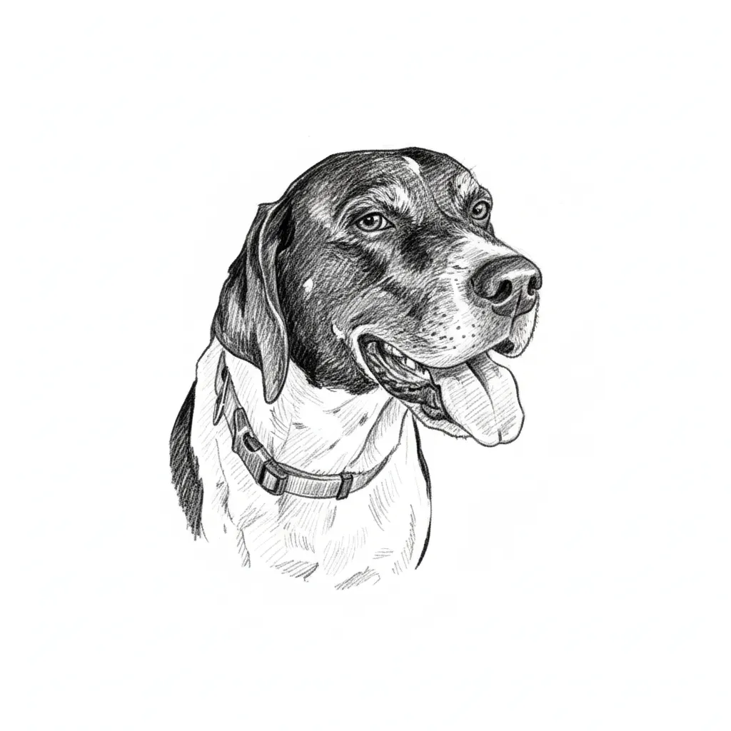 Pencil Sketch Image matricielle