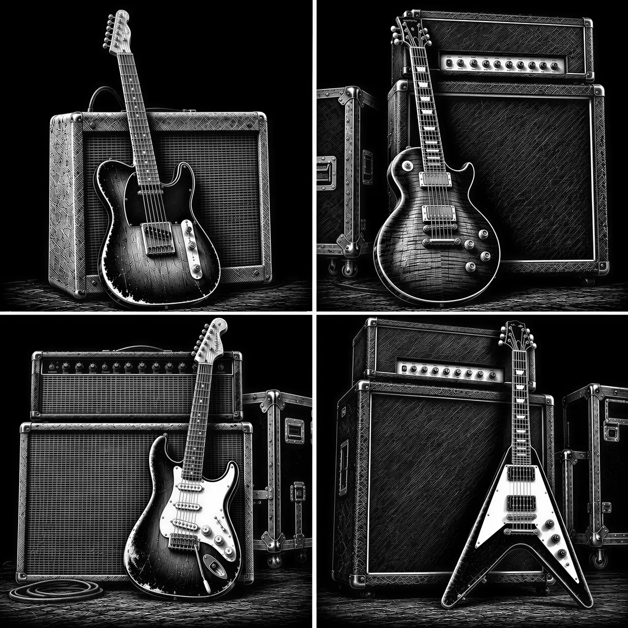 Graphique vectoriel de style scratchboard