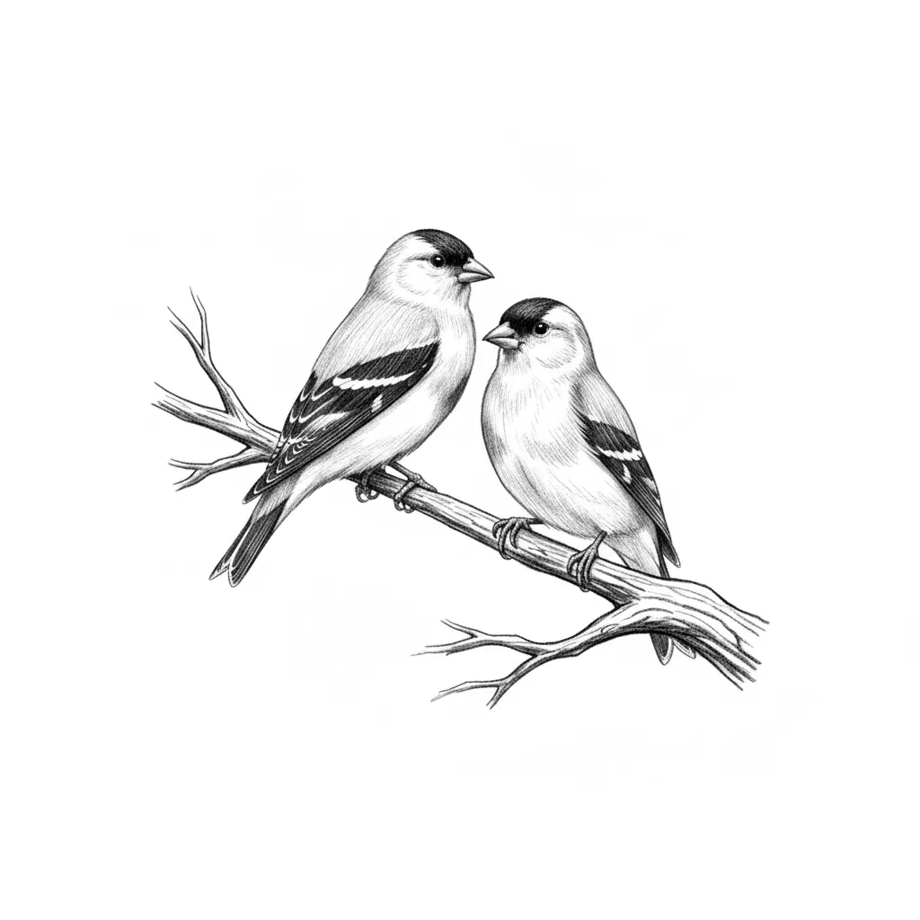 Nimm Mein Bild mach die Blumen weg Setz die Vögel auf einen Ast von einem Baum