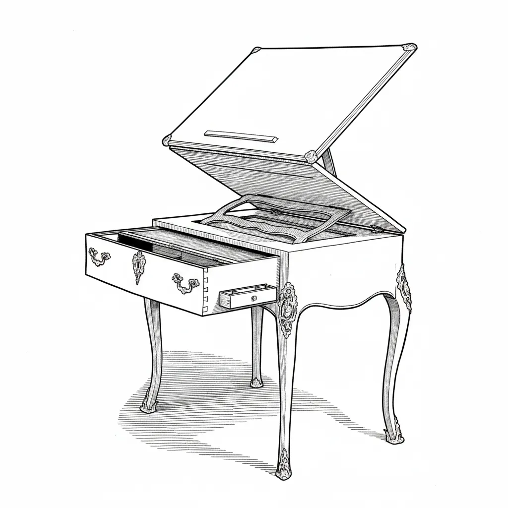 Line Sketch Rasterafbeelding