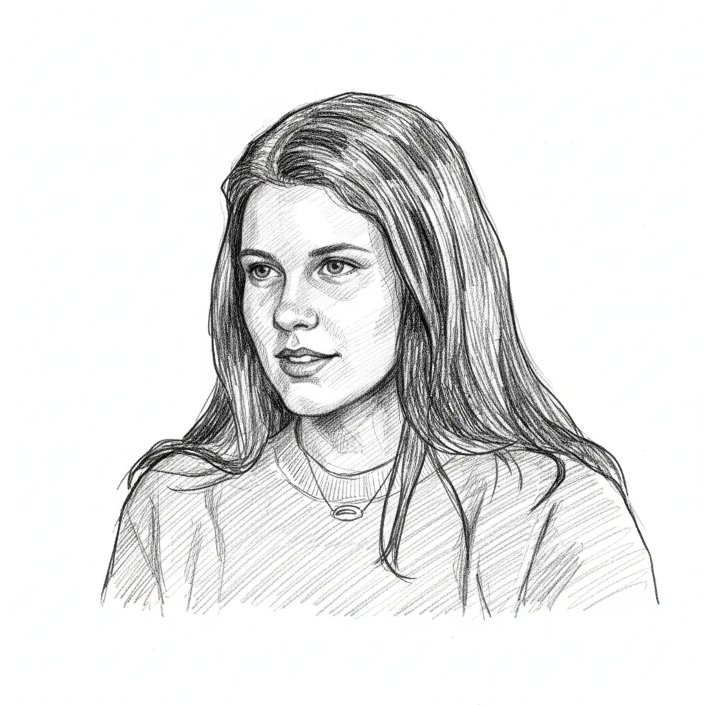 Pencil Sketch Obraz rastrowy