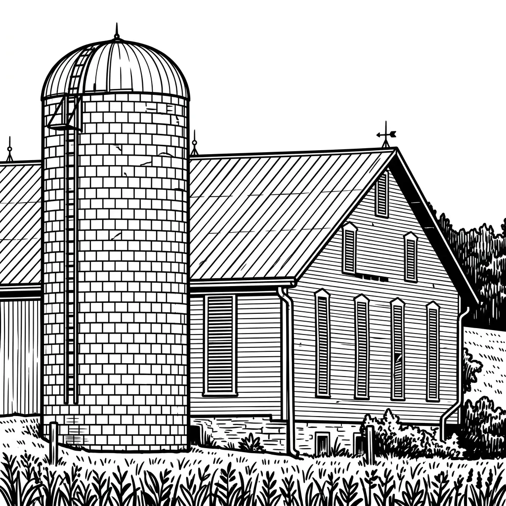 Vektorgrafik im Stil line-sketch