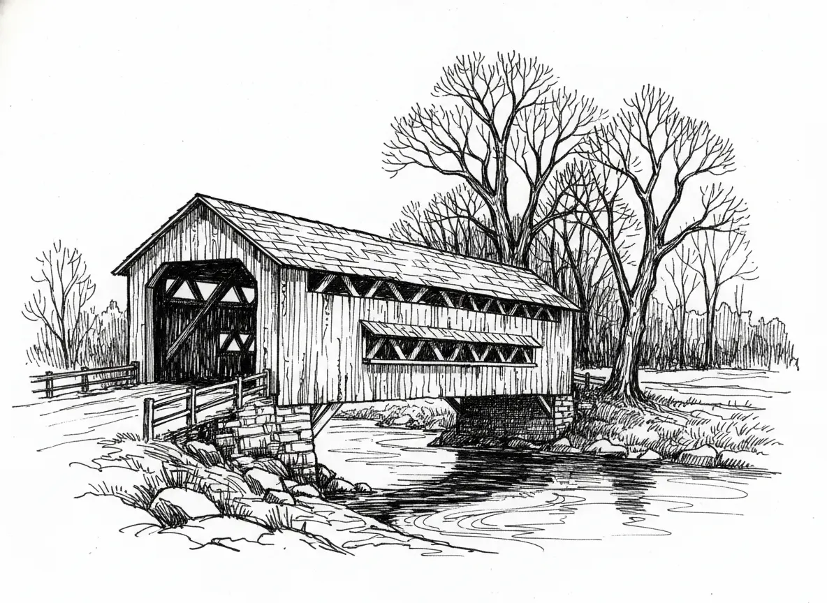 Old Covered bridge