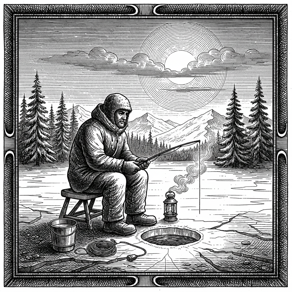 ice fishing