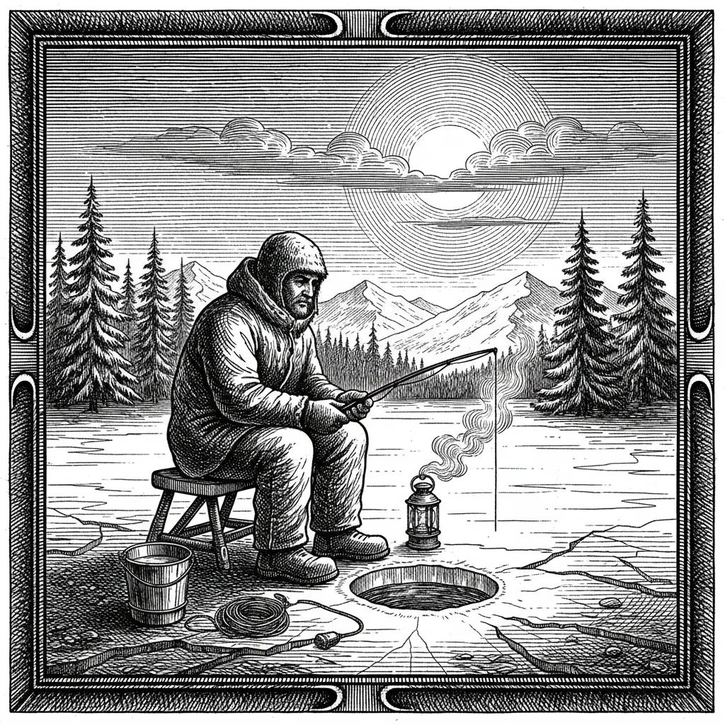 ice fishing