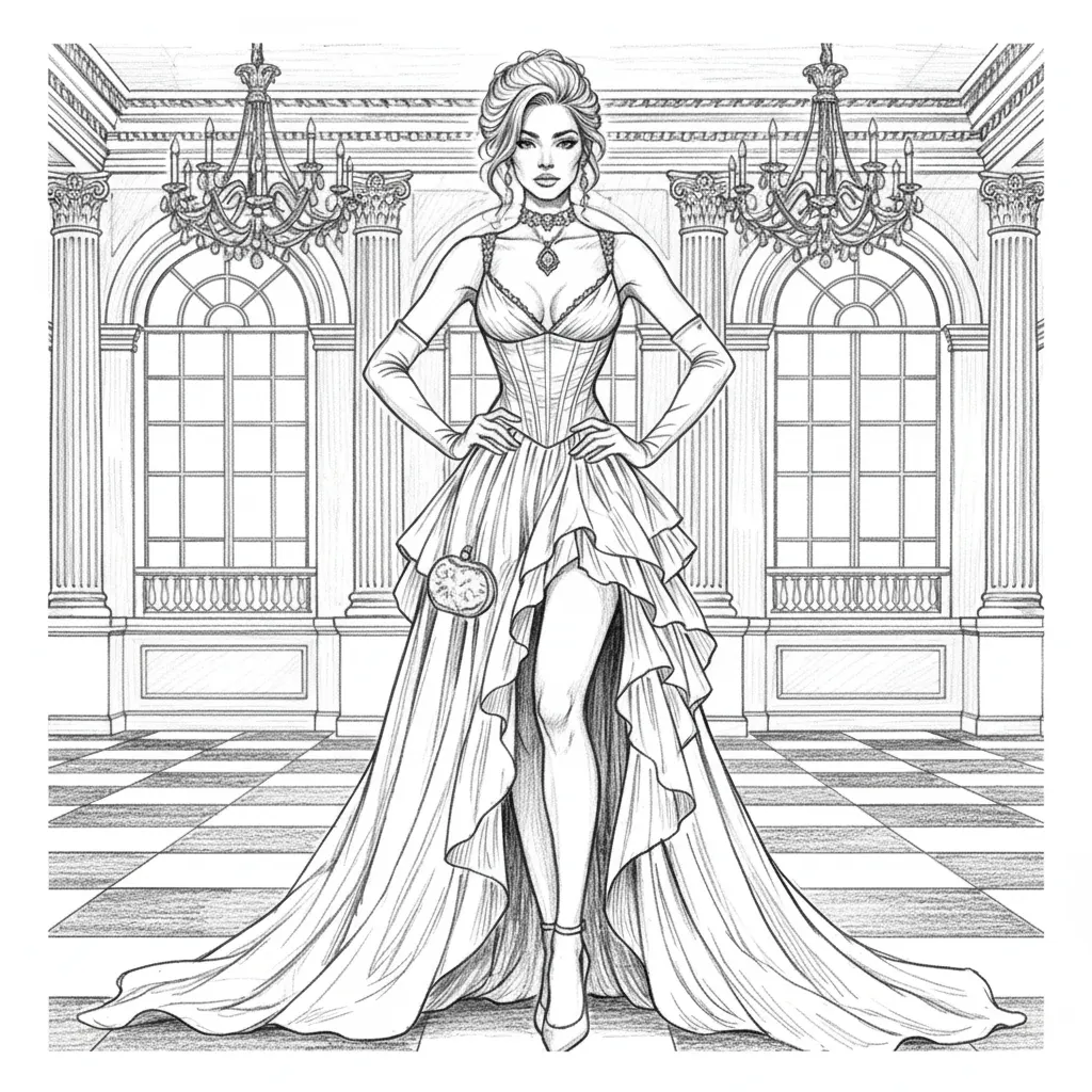 Vektorgrafik im Stil pencil-sketch