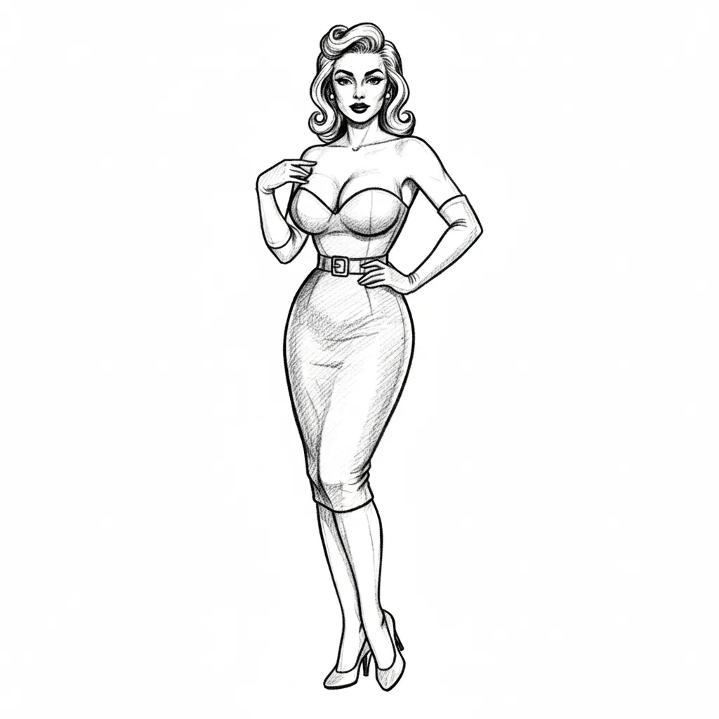Vektorgrafik im Stil pencil-sketch