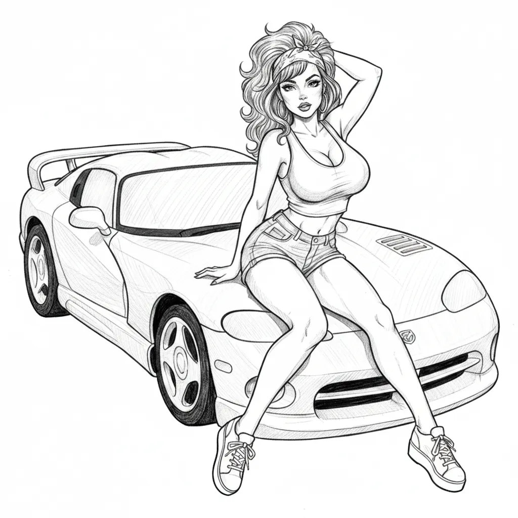 Vektorgrafik im Stil pencil-sketch