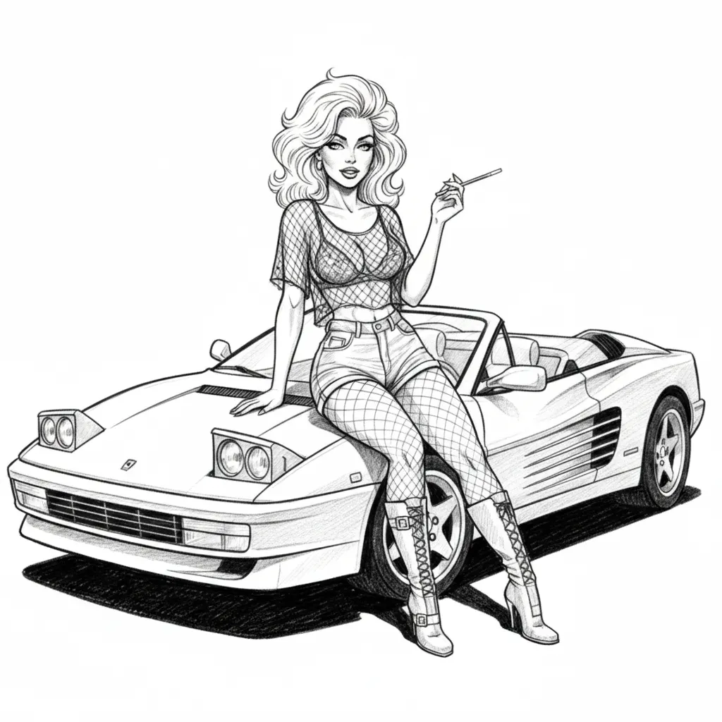 Vektorgrafik im Stil pencil-sketch