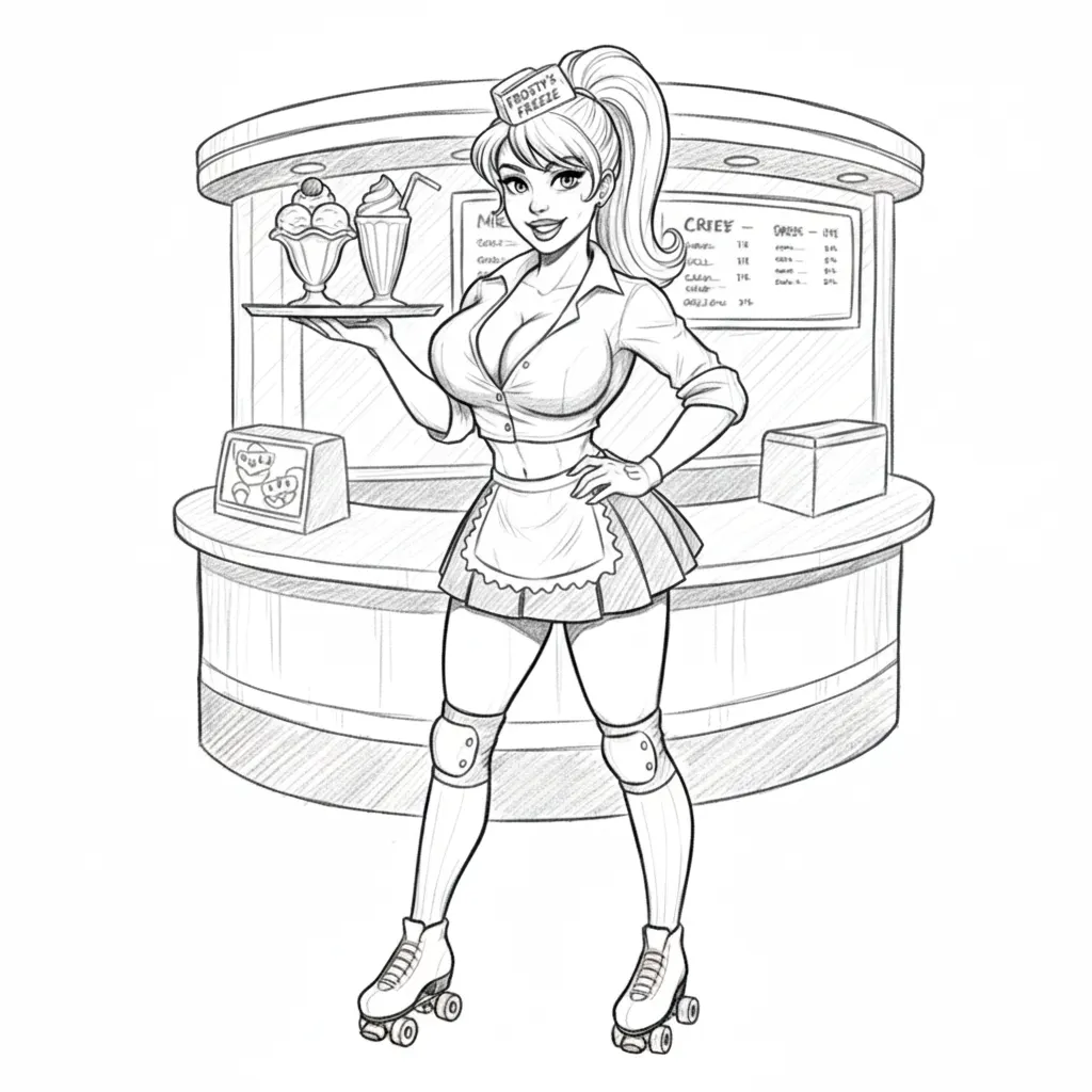 Vektorgrafik im Stil pencil-sketch