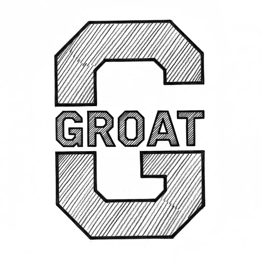 letter G with Groat in the middle
