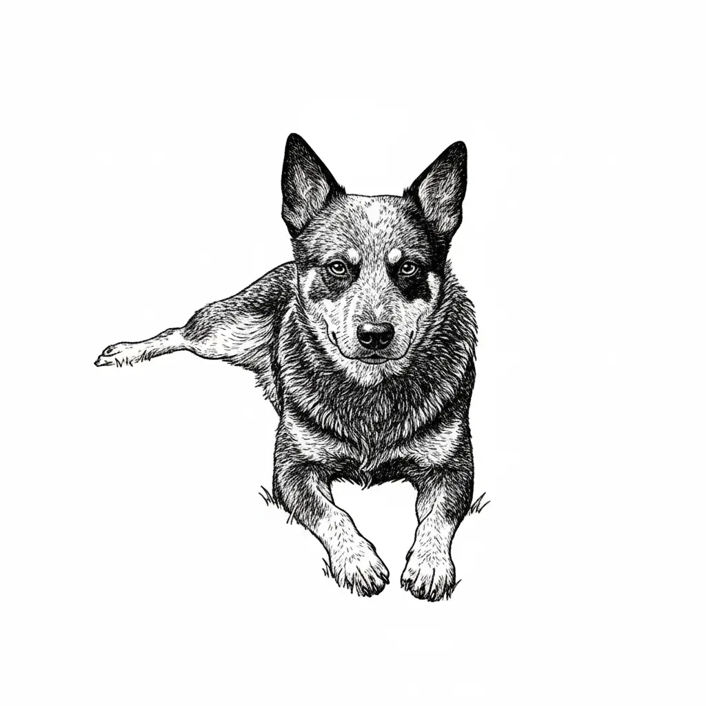 Best to engrave on a black cup please put a paw on his back leg