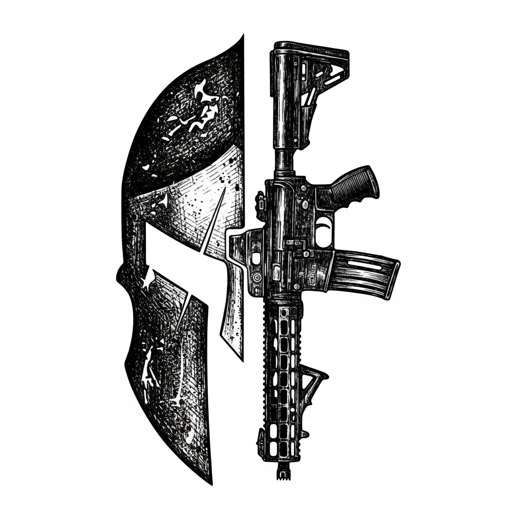 Deep Engraving Rasterbild