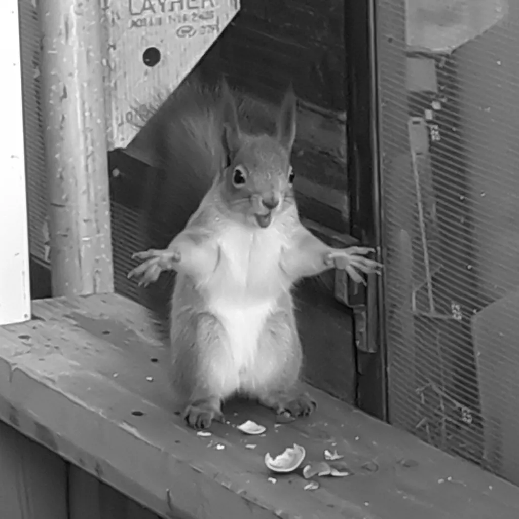 Lost his nut