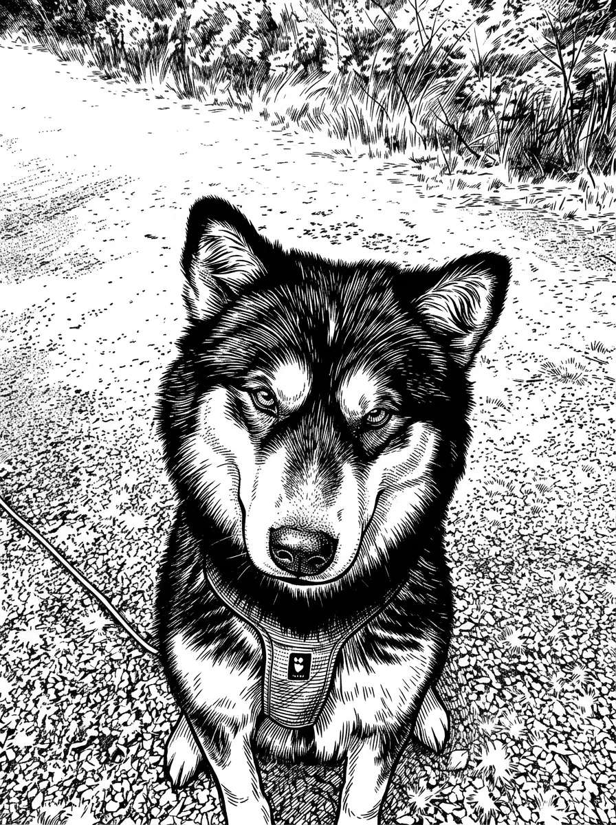 Drawing Style Obraz rastrowy