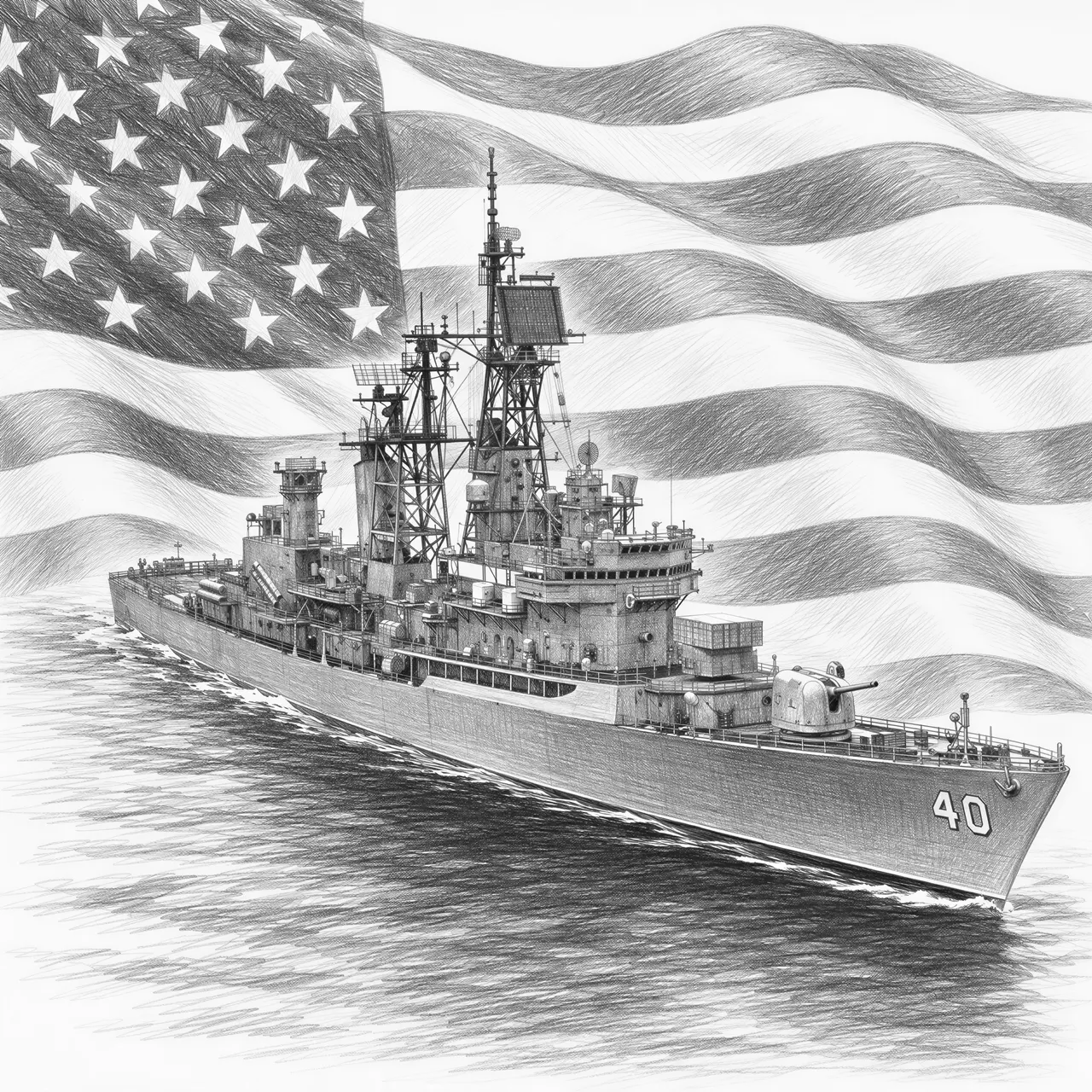 Make the whole background an american flag waving