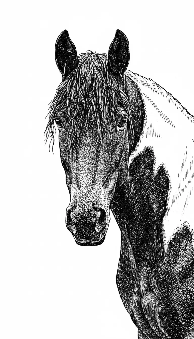 Remove background, keep the long hair between the eyes