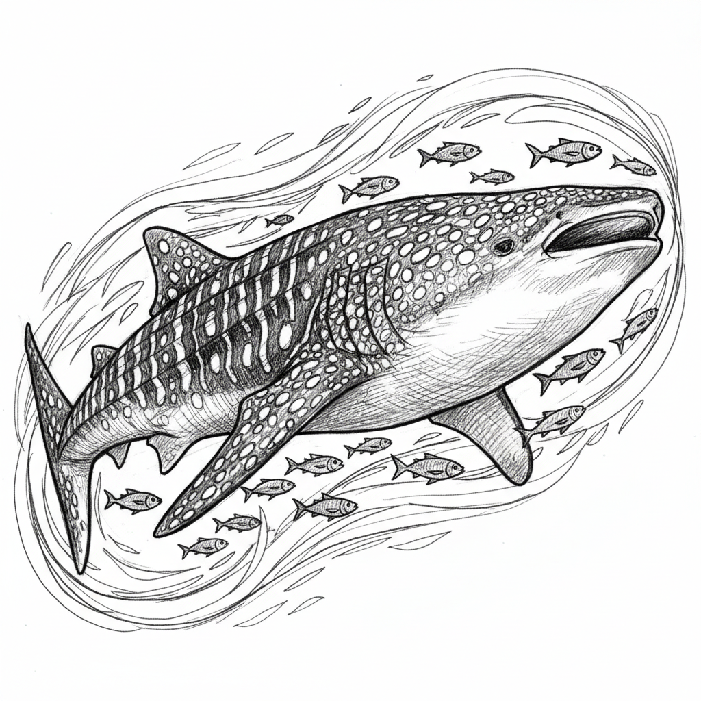 Whale-shark-ocean-high definition svg