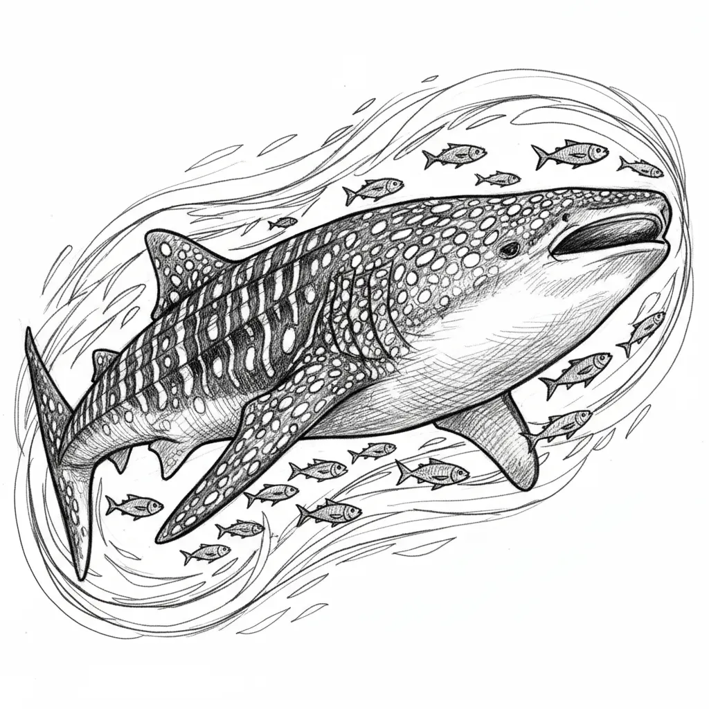 Whale-shark-ocean-high definition svg