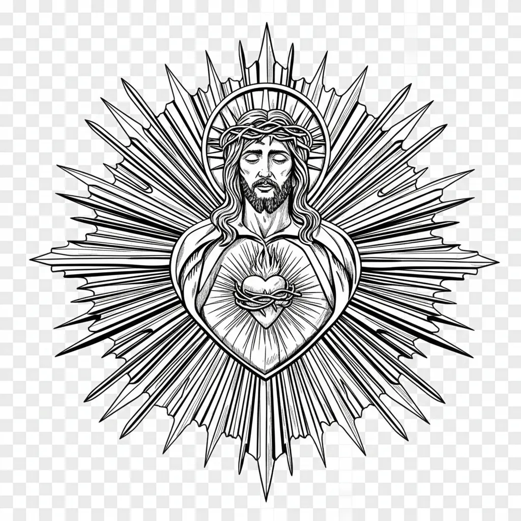 Please generate this image to a clean black and white high resolution vector image with a transparent background