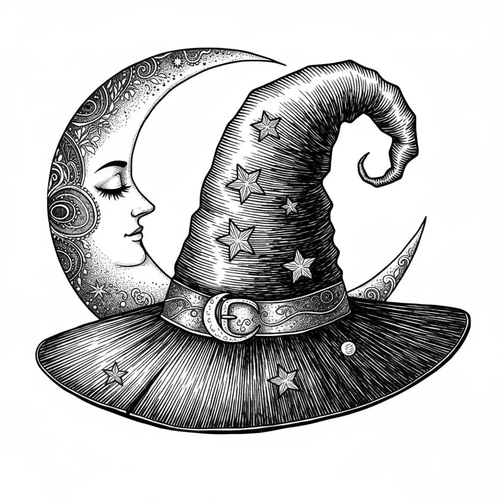 engraving-style style vector graphic