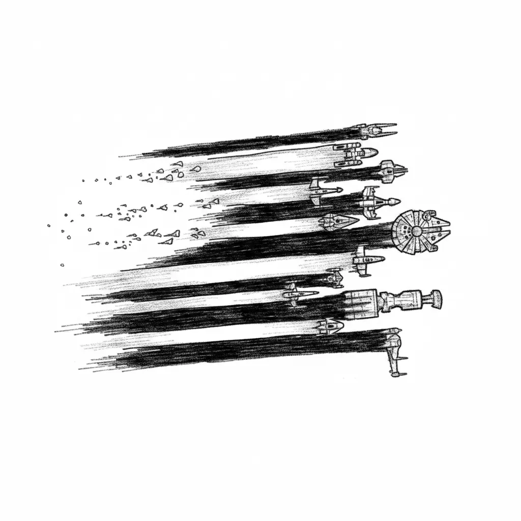 Grafika wektorowa w stylu pencil-sketch
