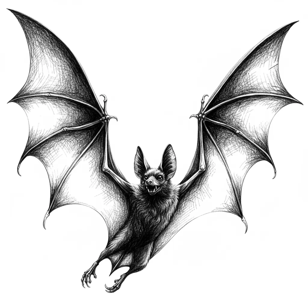 pencil-sketch style vector graphic