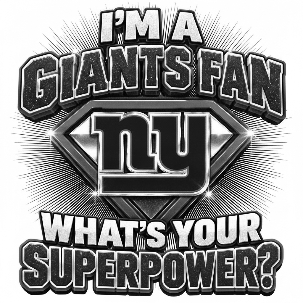 Cvector Graphics Giants Fan Superpower Ny Logo Slogan - Free PNG Download | VectorWitch
