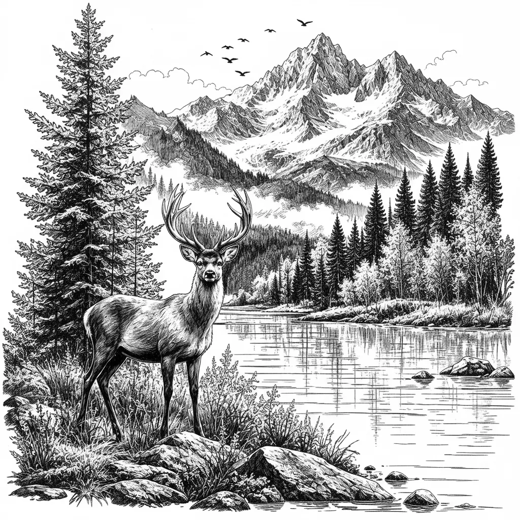 Graphique vectoriel de style engraving-style