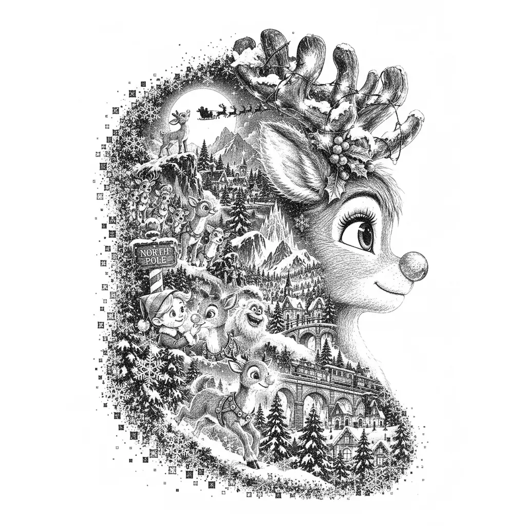 Deep Engraving Imagem raster
