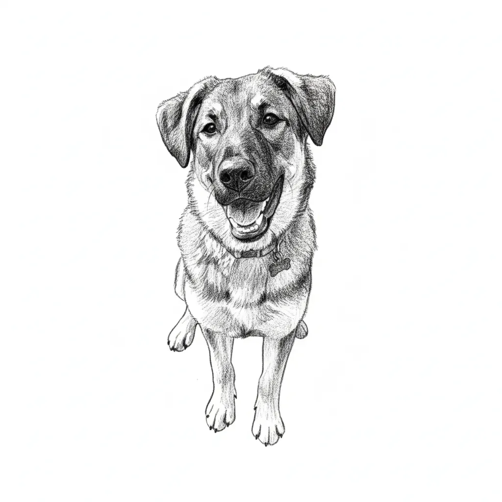 Pencil Sketch Raster image
